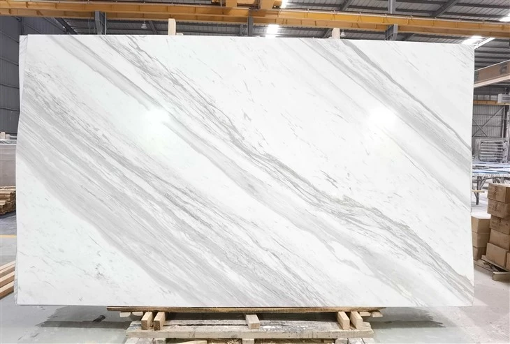 Greek White Volakas Marble For Apartment