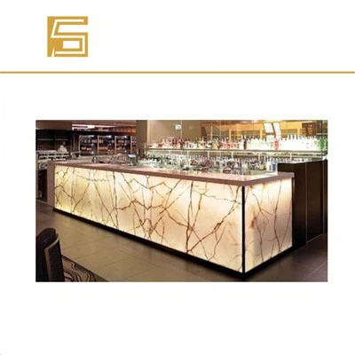 Led Lumi Stone 카운터 탑을 갖춘 새로운 디자인 대리석
